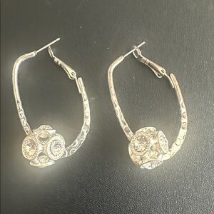 Silver earrings